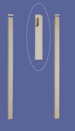 6X5 T&G WALK GATE RACKABLE FOR 6 HIGH - Fence Outlet